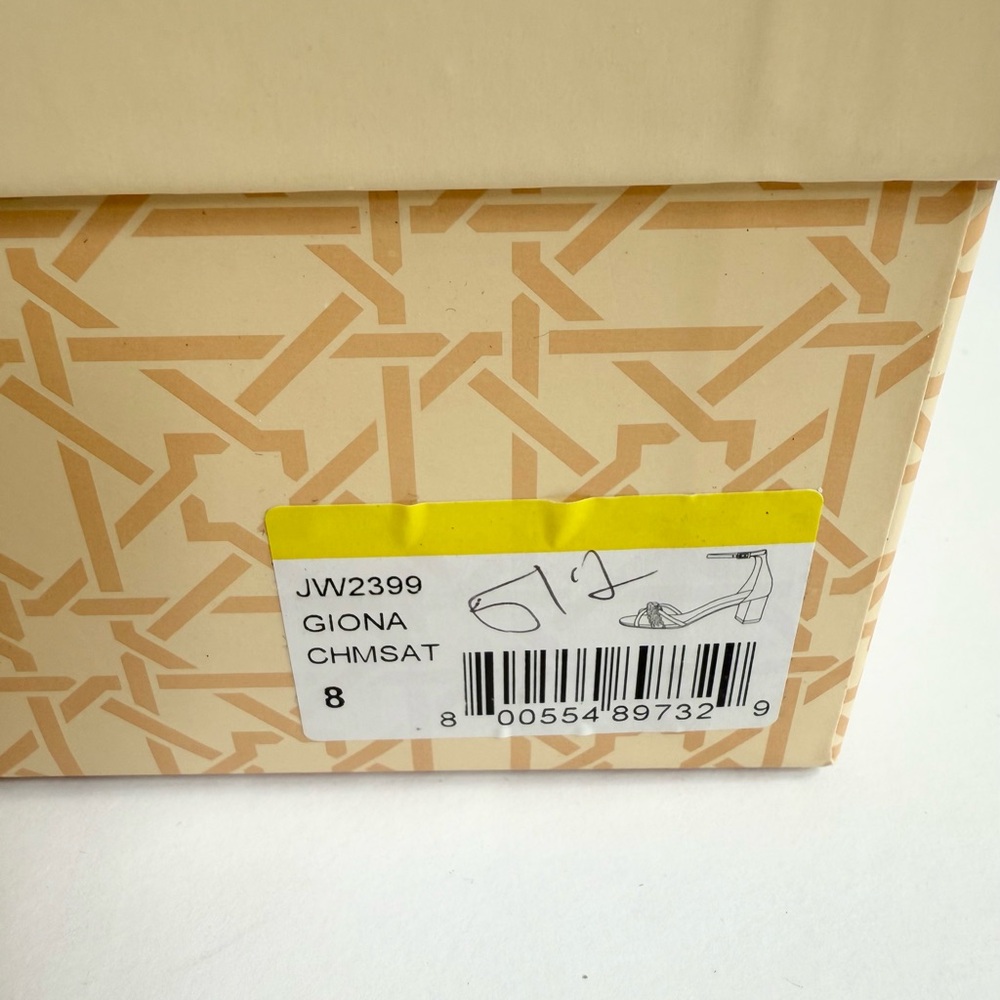 Jewel Badgley Mischka Giona Embellished Evening Sandals Size 8 New in Box - Picture 8 of 8